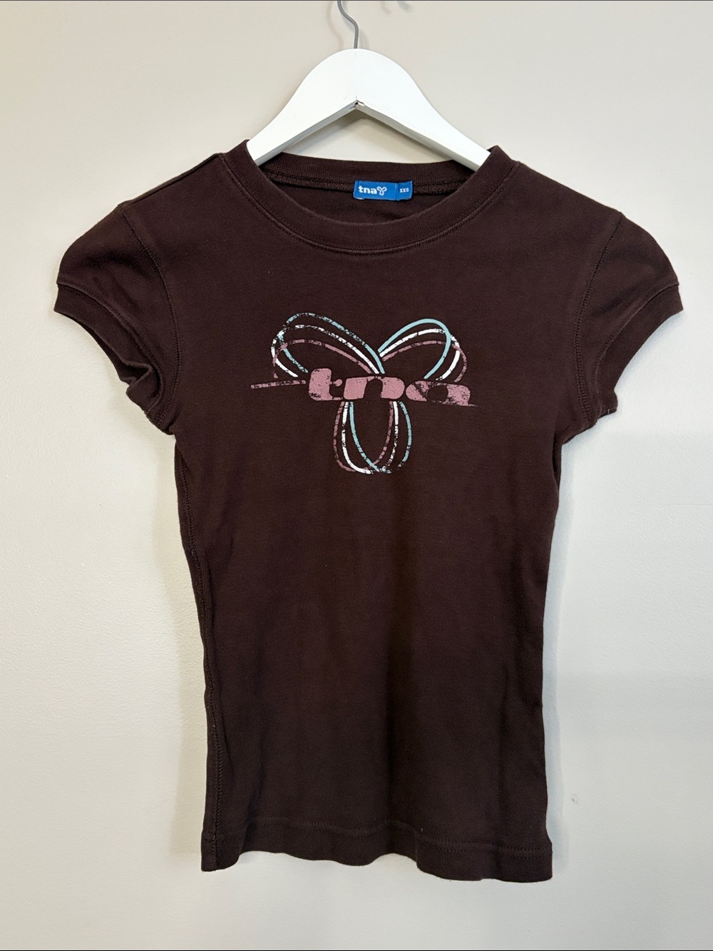 Vintage TNA Brown Short Sleeve Tee